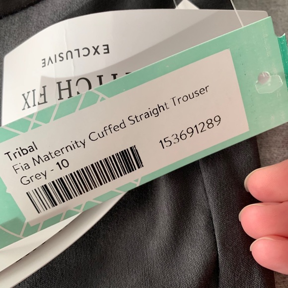 Grey stitch fix NWT maternity dress crop - Picture 3 of 3